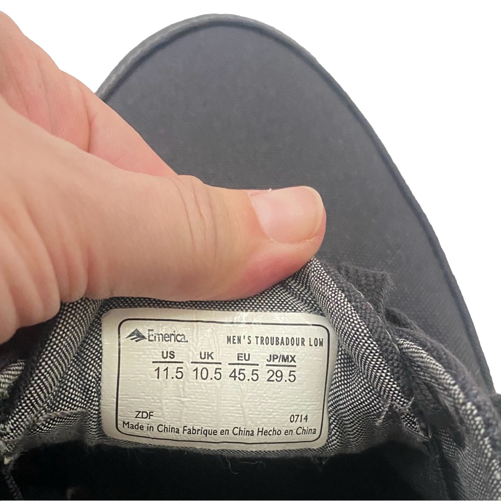 Emerica the Romeo Laced in Gray, Size 11.5 - Picture 6 of 8